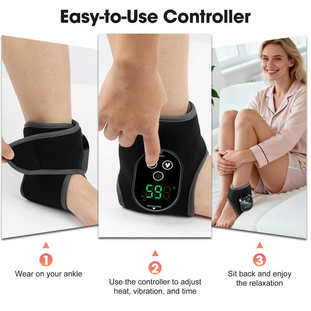 ROHVEMJ smart timer auto shut-off enhances safe, worry-free sessions.