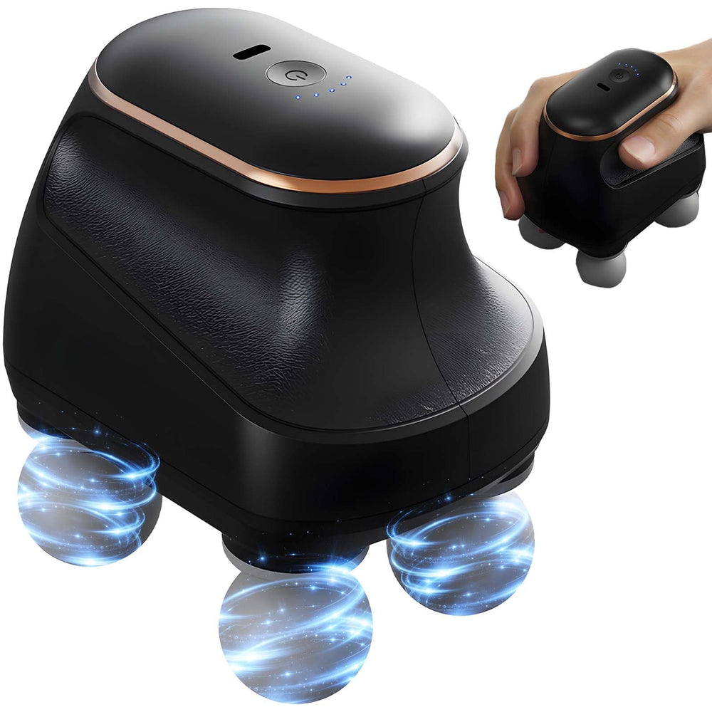 Roioiow 4-head massager front view for deep tissue relief and versatility.