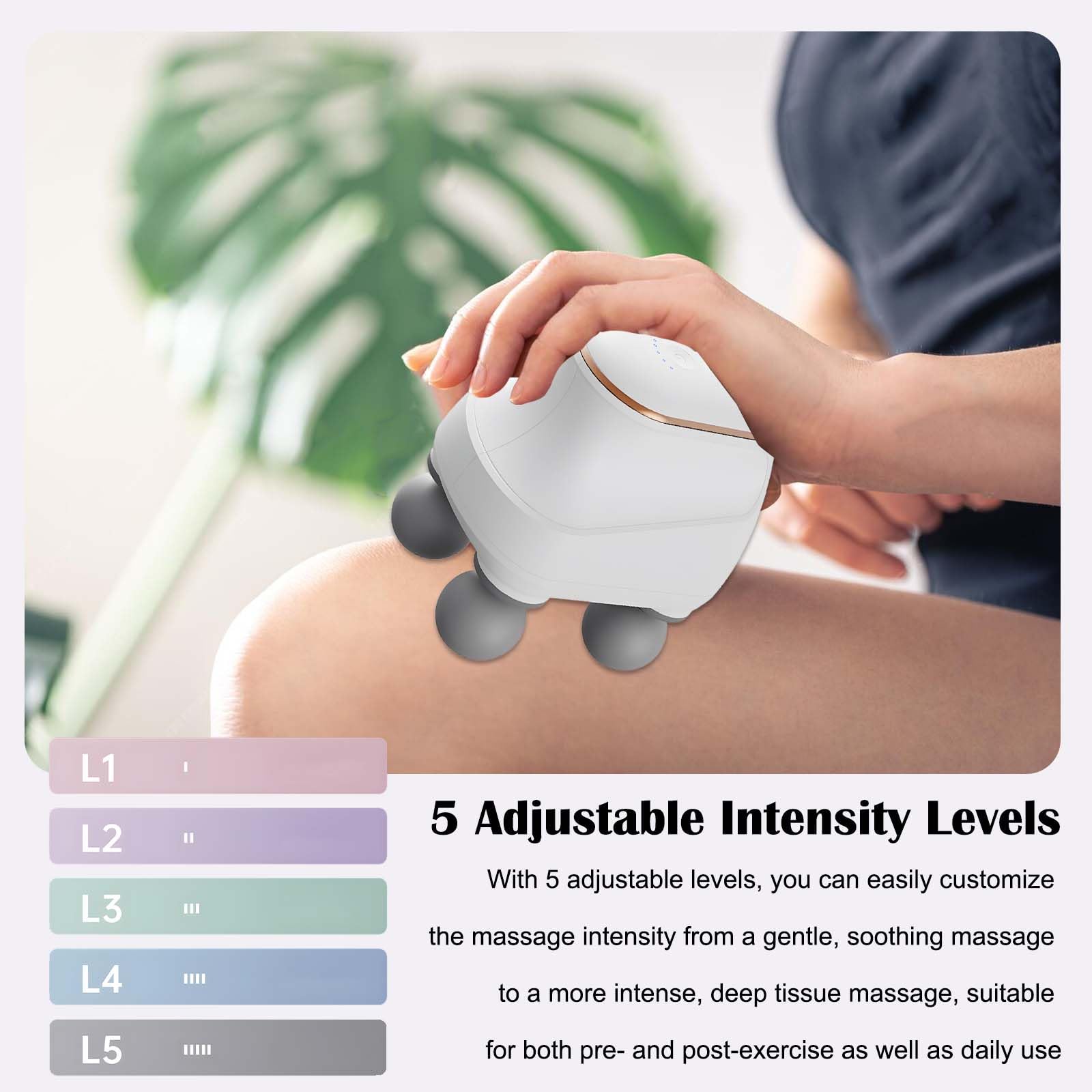 Roioiow back and shoulder massaging design supports upper body comfort.