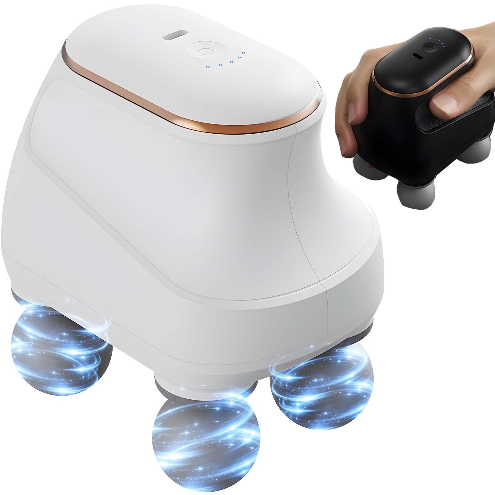 Roioiow four-head massage system for versatile body relief and customization.