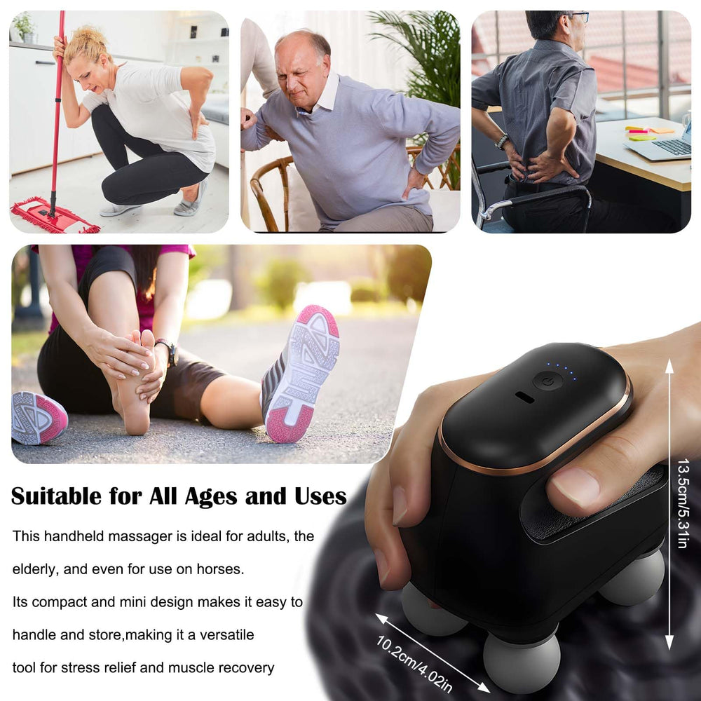 Roioiow horse-massage attachment supports gentle relief for larger muscles.