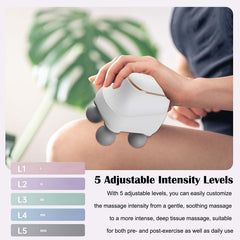 Roioiow leg deep-tissue head delivers precise muscle relief.