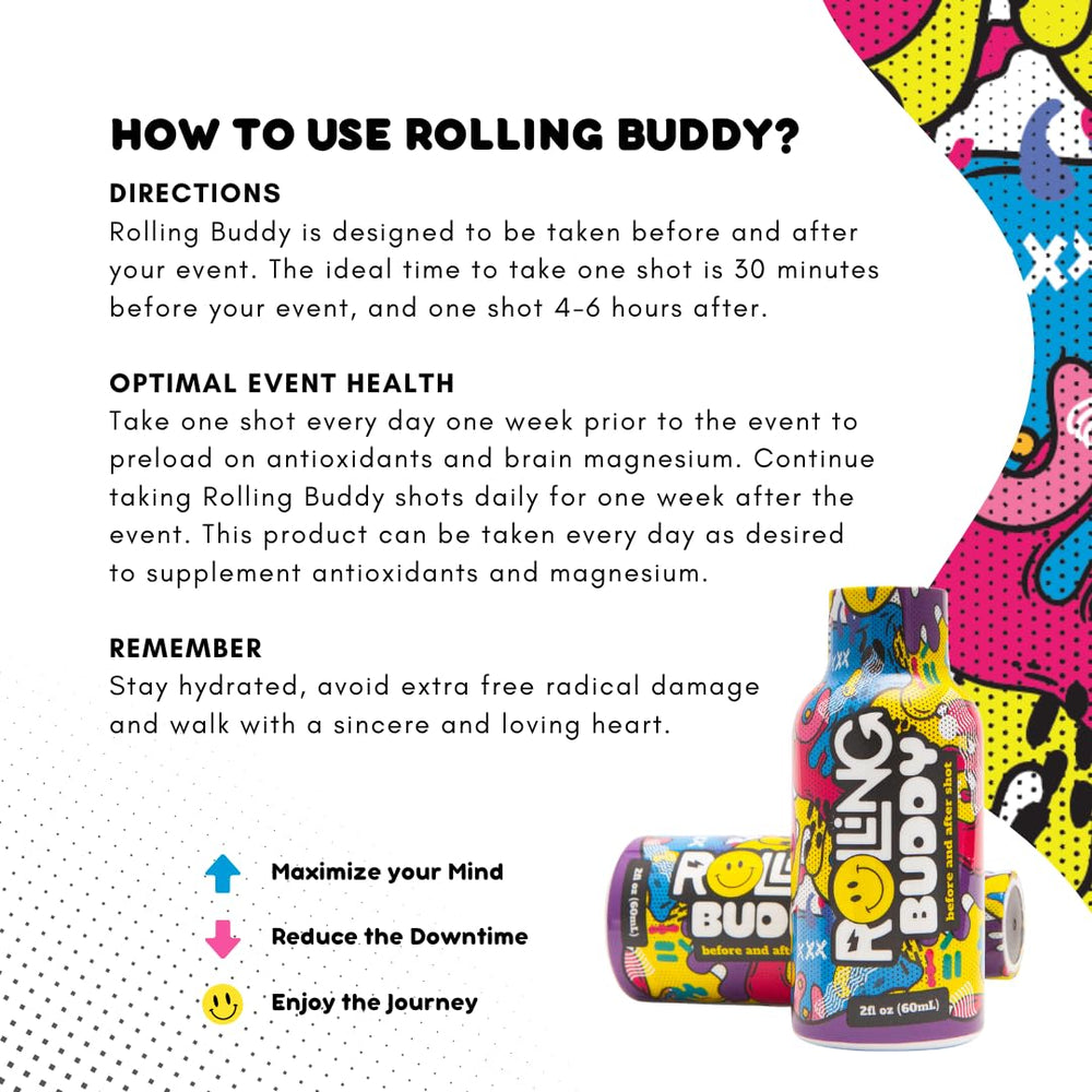 ROLLING BUDDY brain-protection ingredients help maintain clarity during nightlife