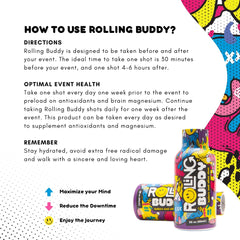 ROLLING BUDDY brain-protection ingredients help maintain clarity during nightlife