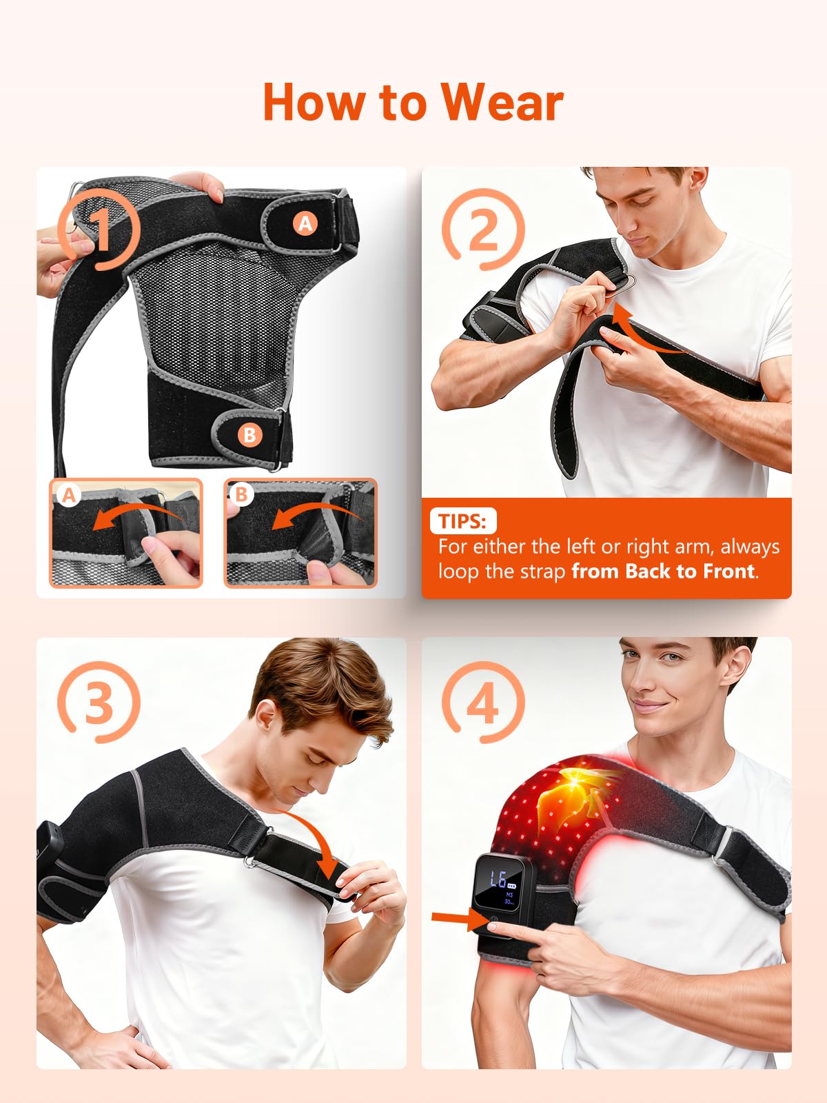 ROMISA 6-mode control with brightness and pulse options