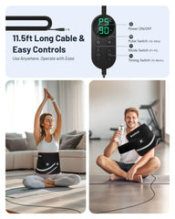 ROMISA controller with long cord for easy adjustments during therapy