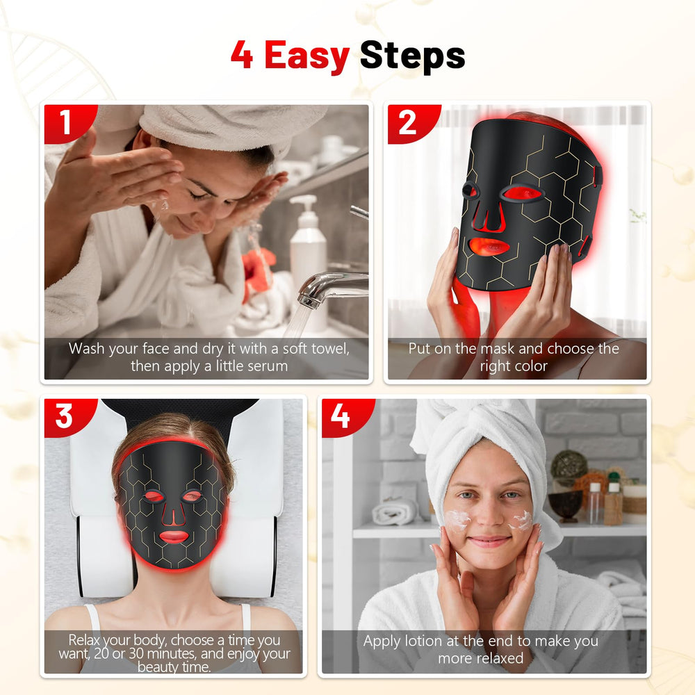 ROMISA mask integrated into a calm evening skincare routine.