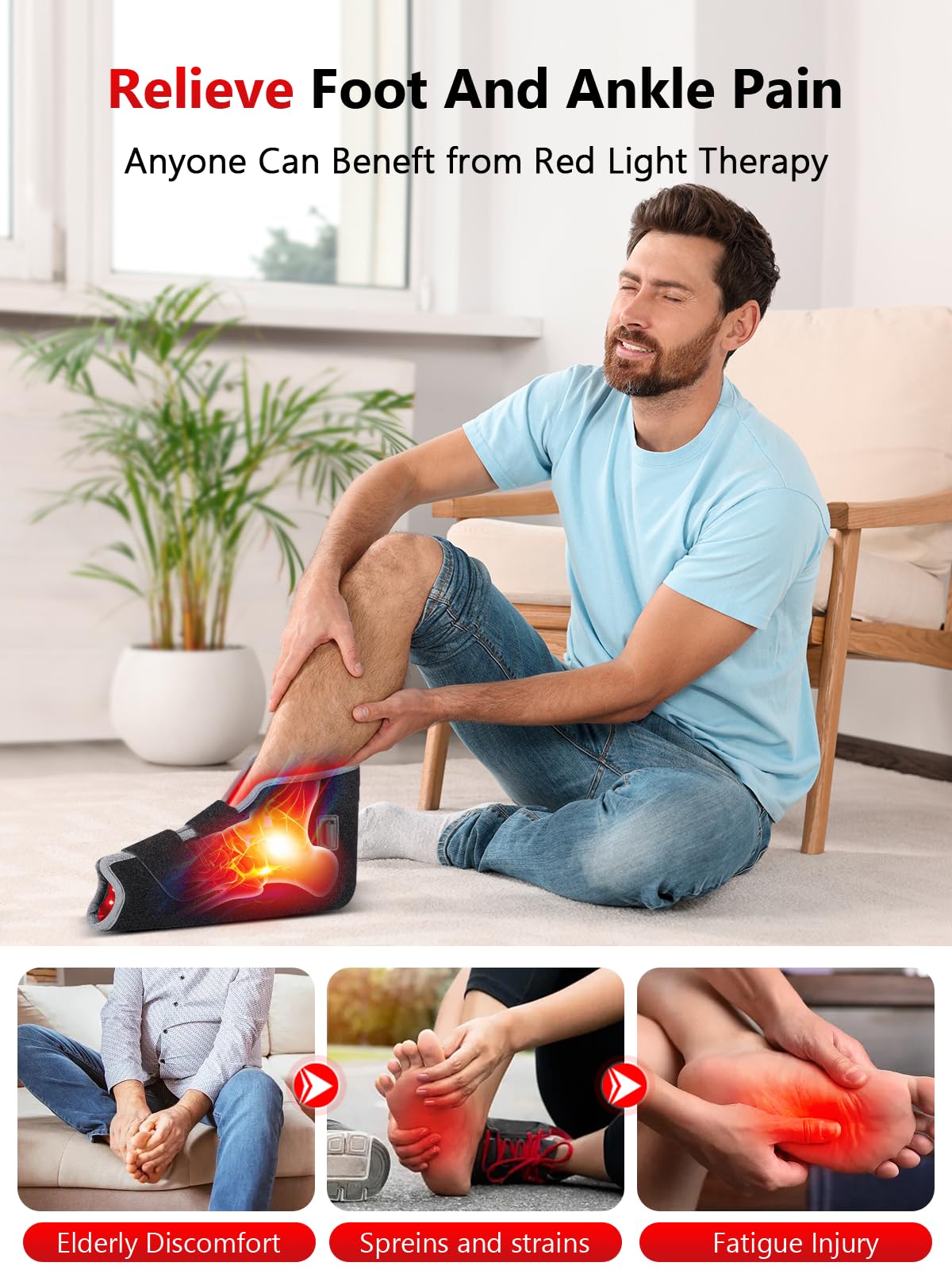 ROMISA adjustable Velcro strap ensures secure fit for most feet