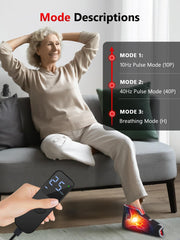 ROMISA heating function delivers warmth from inside out for comfortable foot relaxation