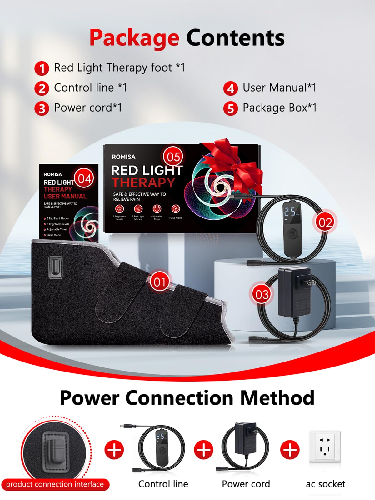 ROMISA red light therapy combines surface and deeper reach for flexible routines