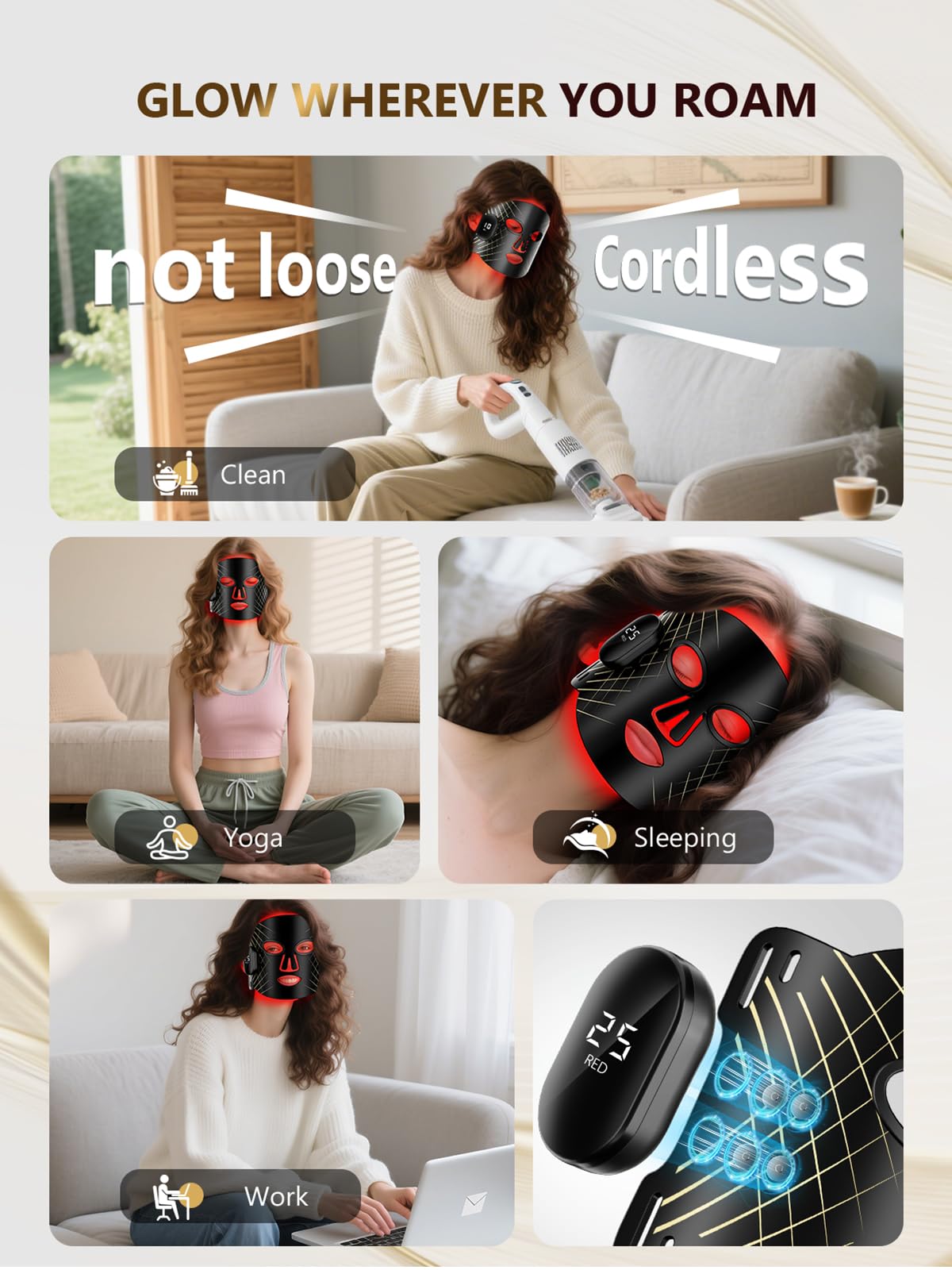 ROMISA nostril breathing space supports comfortable wear while you relax