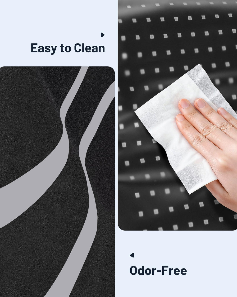 ROMISA odor-free surface is easy to clean after daily use