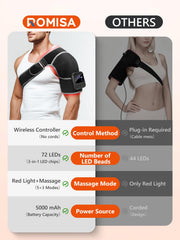 ROMISA soft skin-friendly fabric on shoulder wrap