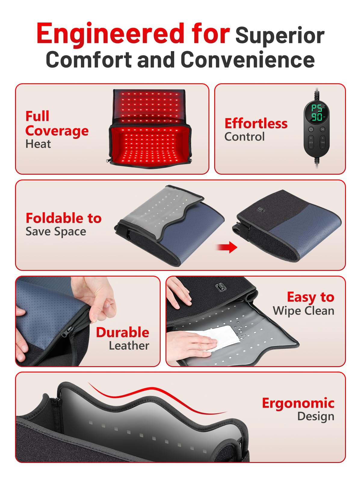 ROMISA foot wrap positioned over heel and sole for full coverage.
