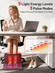 ROMISA controller close-up emphasizing customizable 10–90 minute sessions.