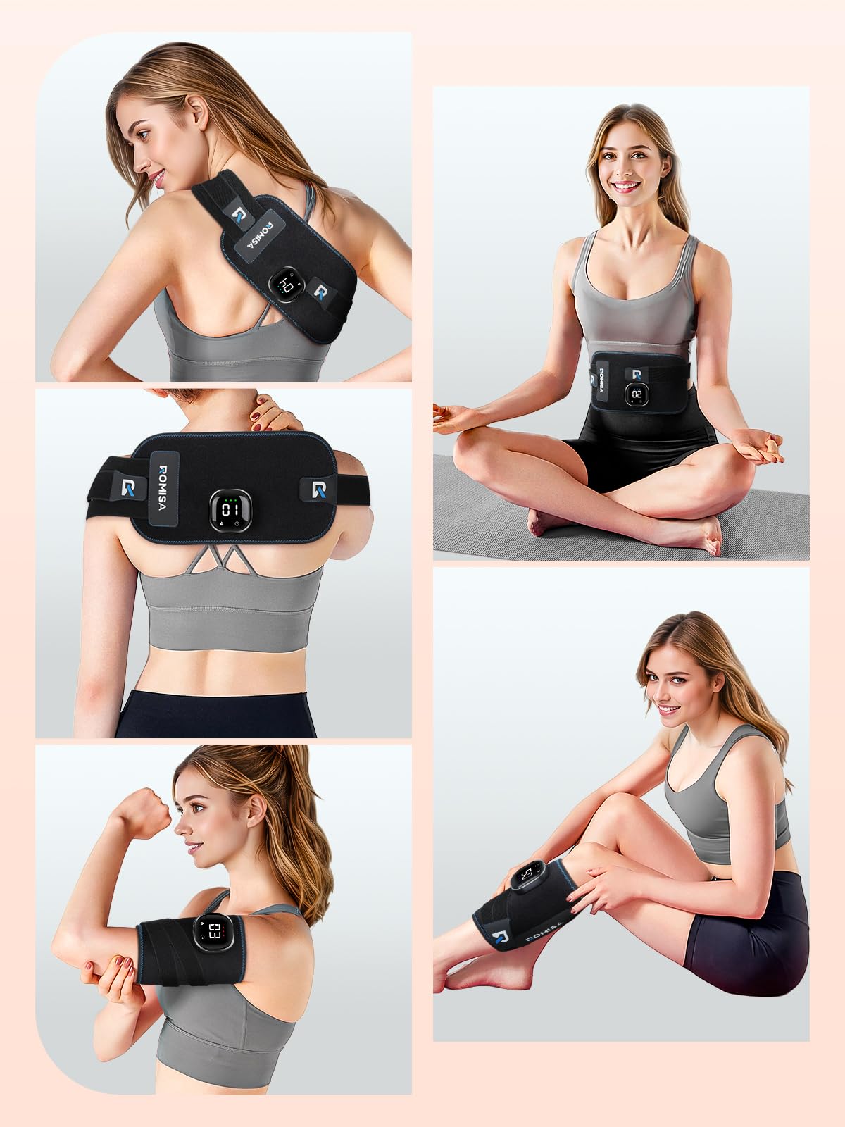 ROMISA red light belt packaging suggesting a portable wellness gift