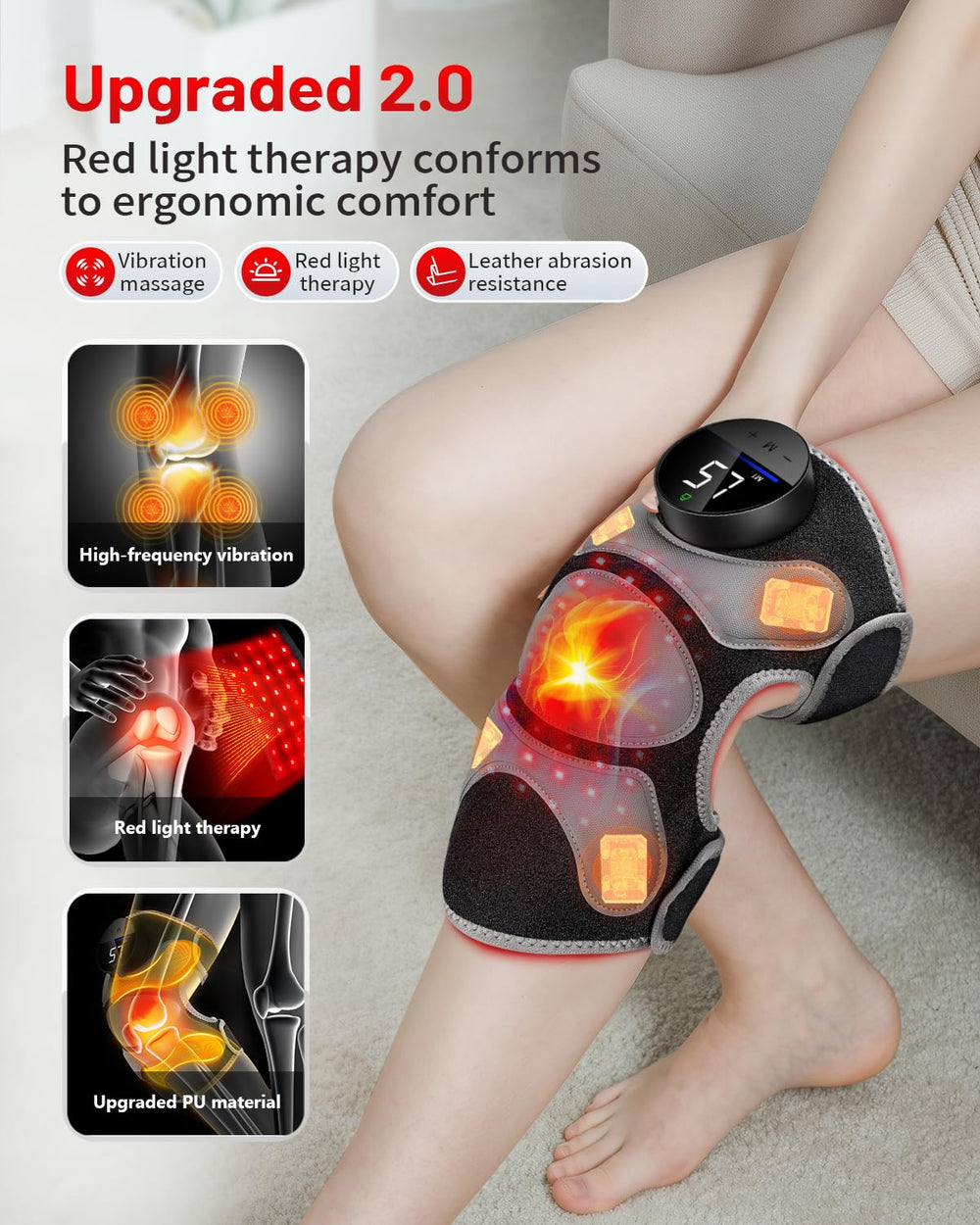 ROMISA Upgraded PRO extension strap enabling versatile knee, elbow, shoulder fit