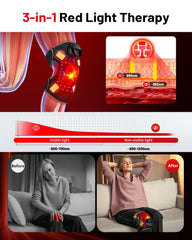 ROMISA Upgraded PRO four-zone massage targets joints with customizable vibration