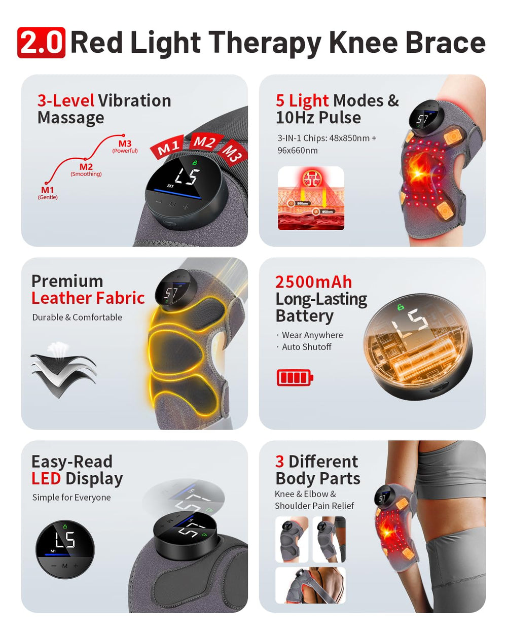 ROMISA red light therapy with 660nm/850nm for layered comfort.