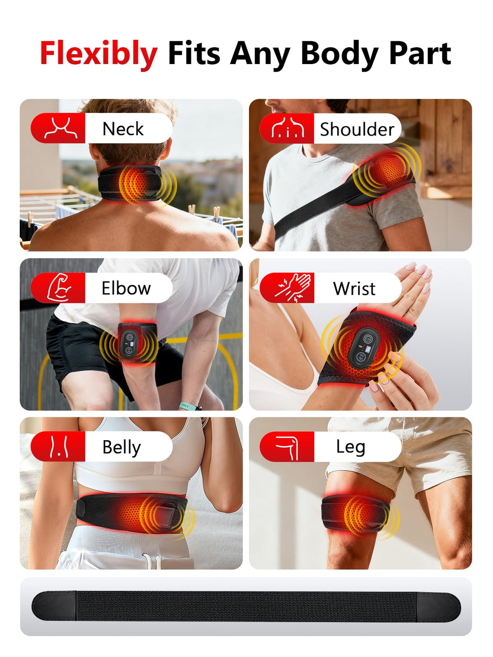 ROMISA fixed-thumb-hole design enhances stability during treatment sessions.