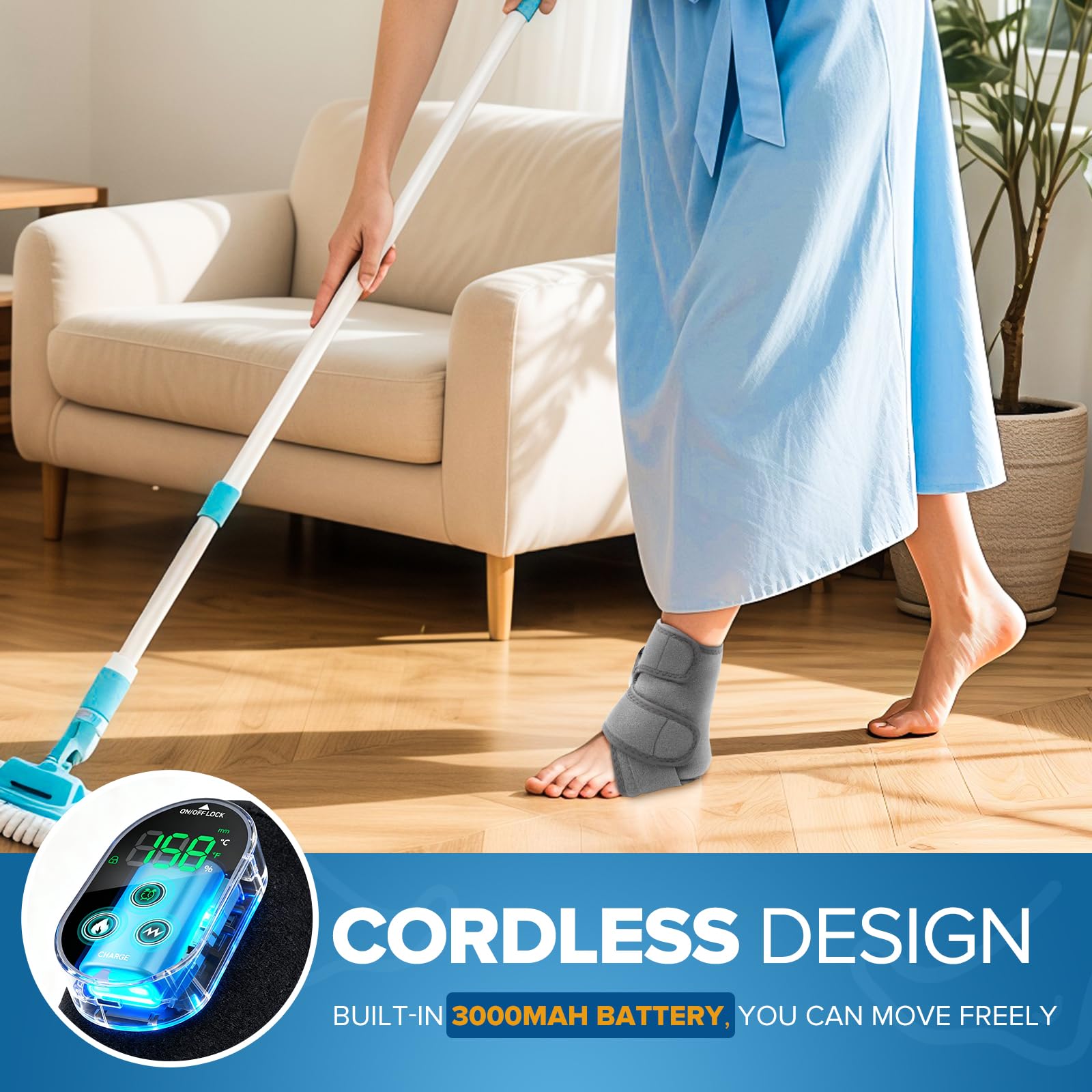 ROMYSE device demonstrates auto shut-off and built-in timer feature