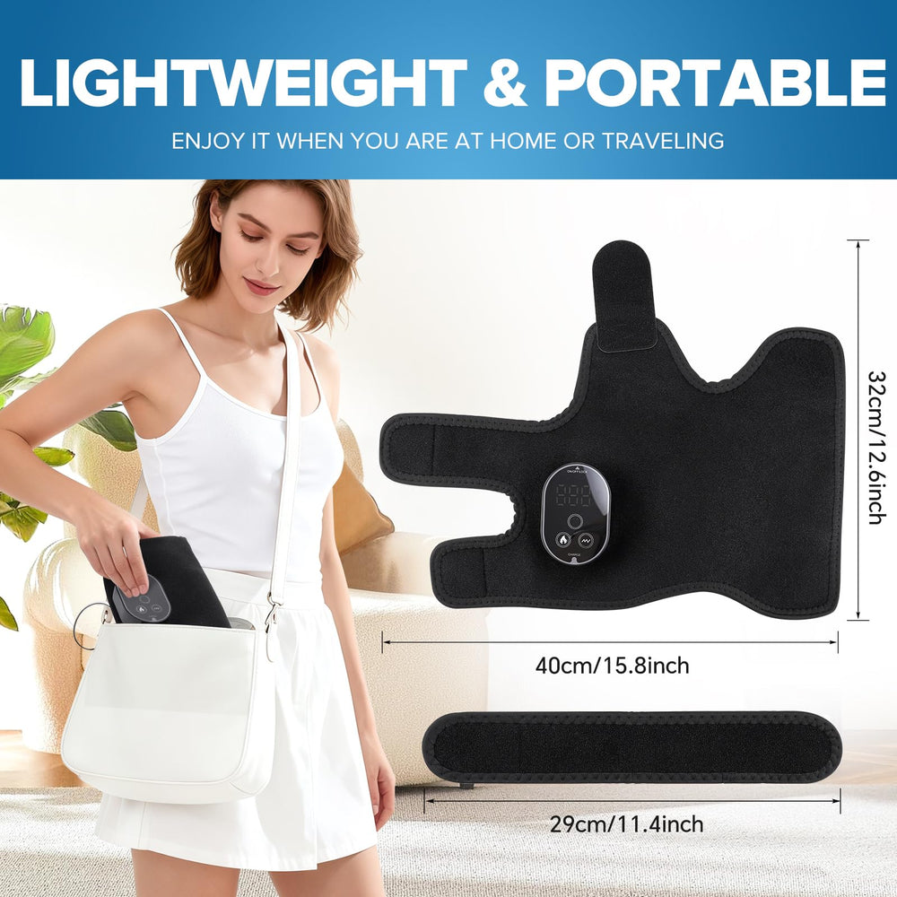 ROMYSE portable design with wrap enables on-the-go relief