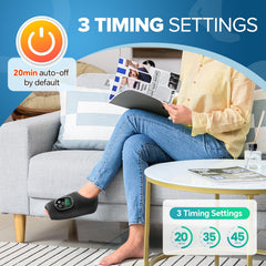 ROMYSE vibration settings graphic emphasizes customizable massage intensity