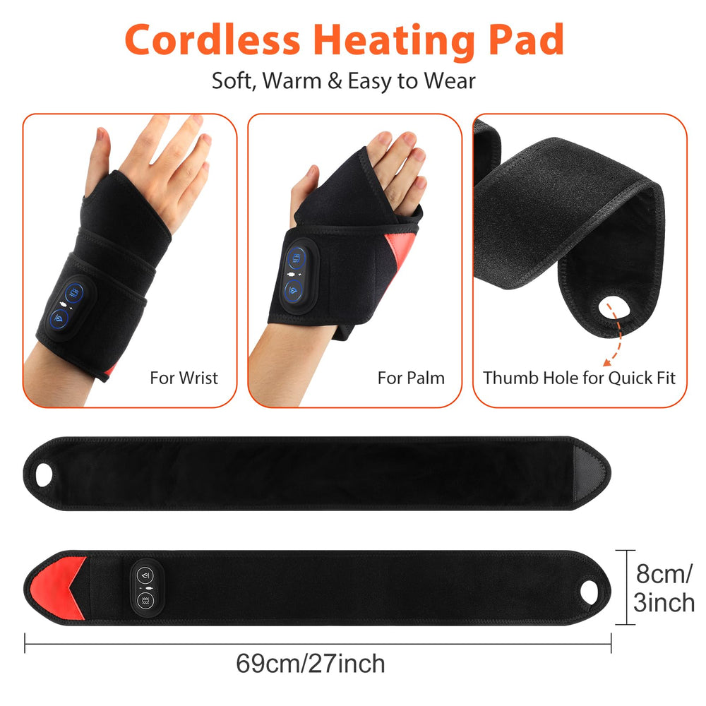 ROMYSE extended length supports wrists, elbows, knees, and ankles