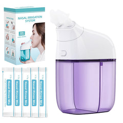 Ronfnea nasal irrigation system on a desk, compact and ready for daily use.