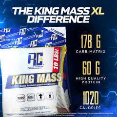Ronnie Coleman King Mass XL tub front view for mass gain inspiration