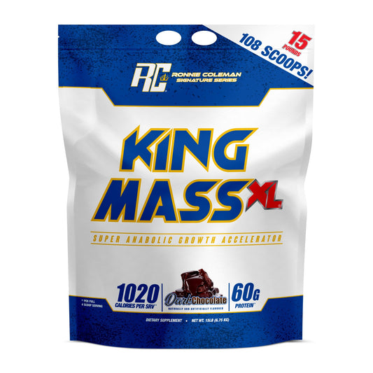 Ronnie Coleman Signature Series King Mass XL bottle front view for mass gain