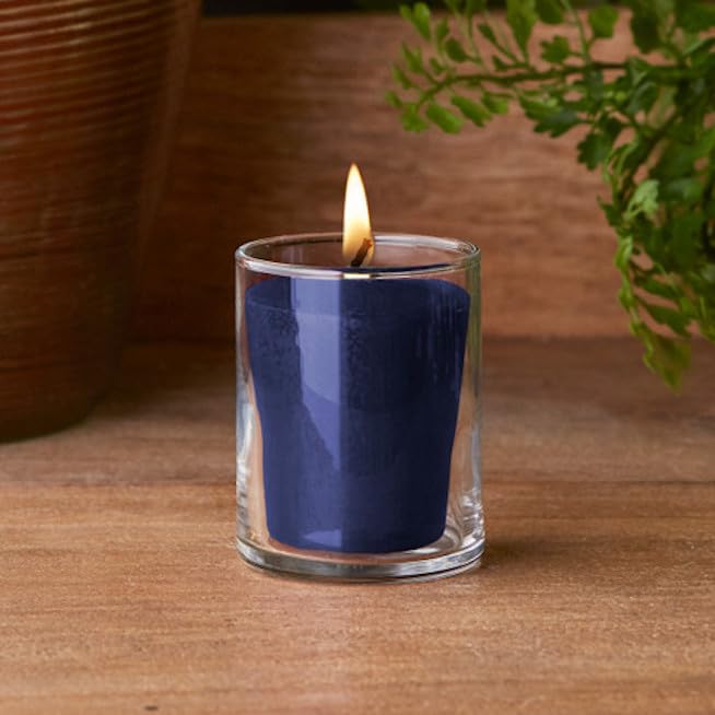 Root Candles Seeking Balance beeswax blend ensures clean, smokeless burn.