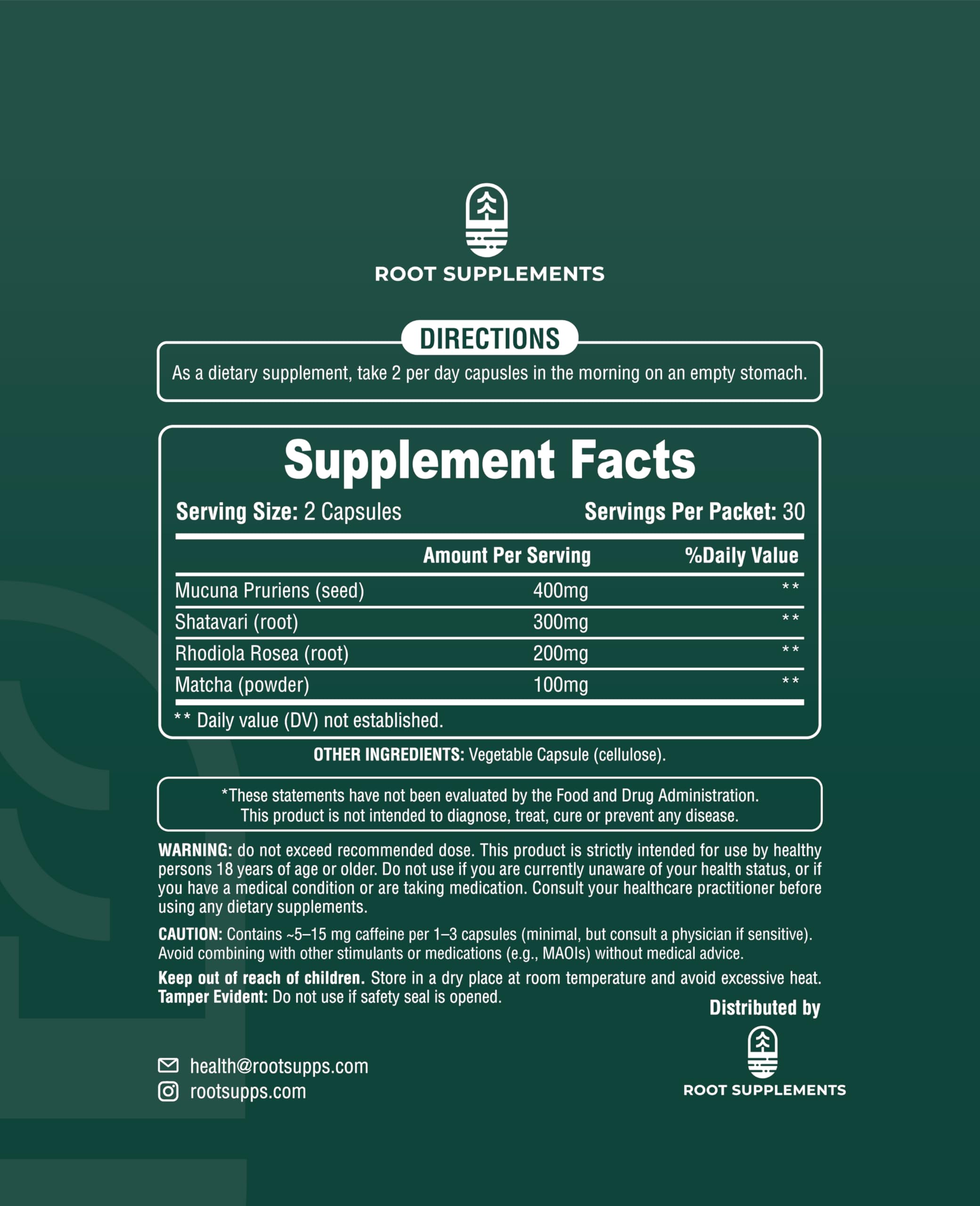 MoodLift capsules pour showing easy daily dosing for balanced energy.