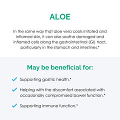 Rootcology Aloe Vera Capsules packaging on shelf conveys trust