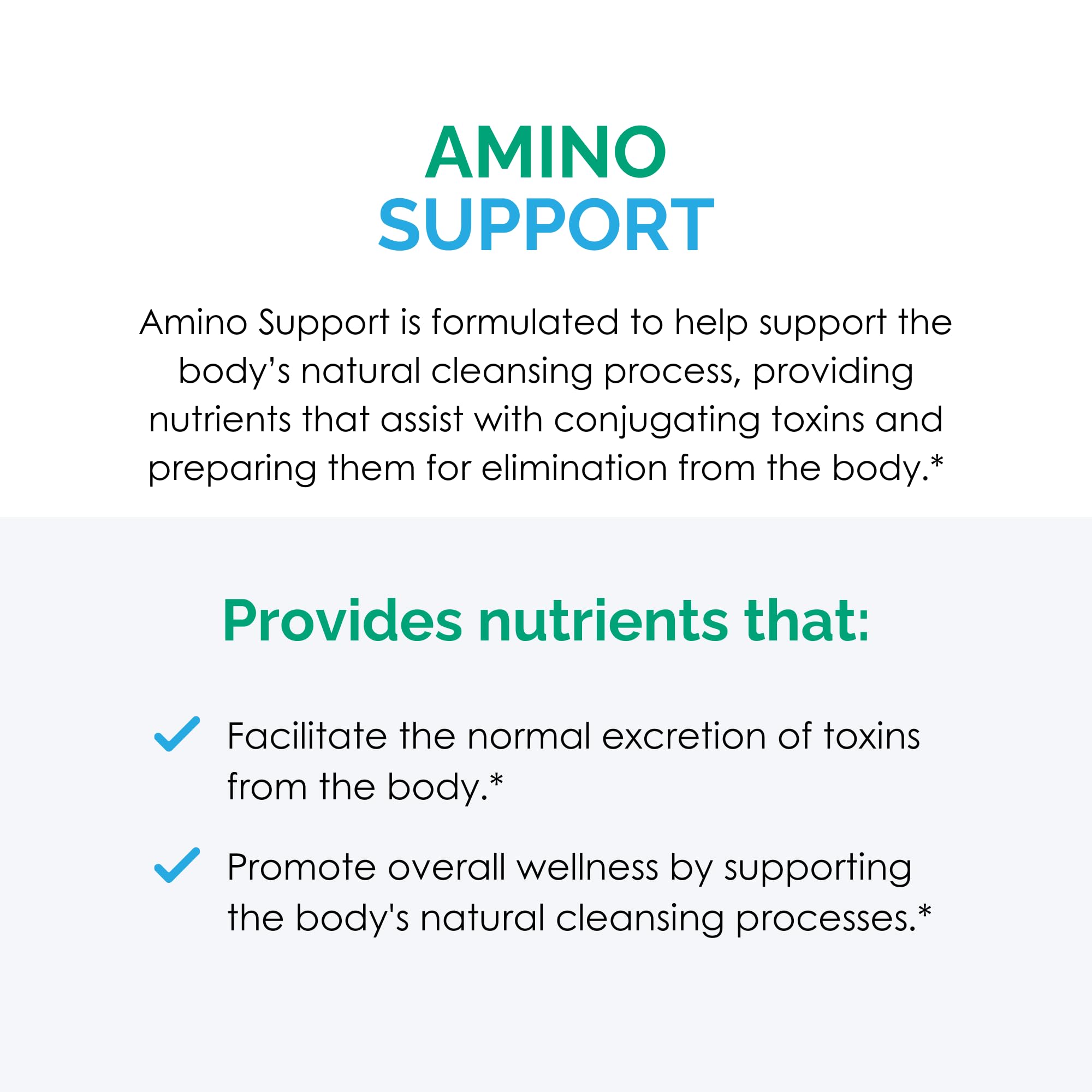 Rootcology AminoSupport label highlighting ingredients for transparency.