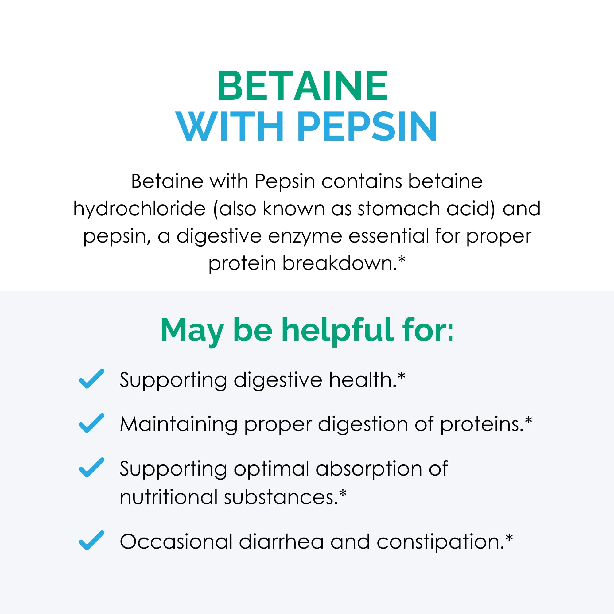 Rootcology Betaine with Pepsin tablet detail highlights capsule texture