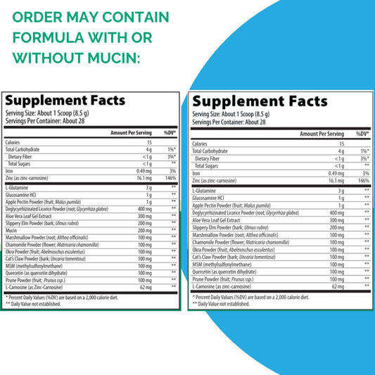 Rootcology Gut R&R zinc ingredient close-up highlighting the key mineral