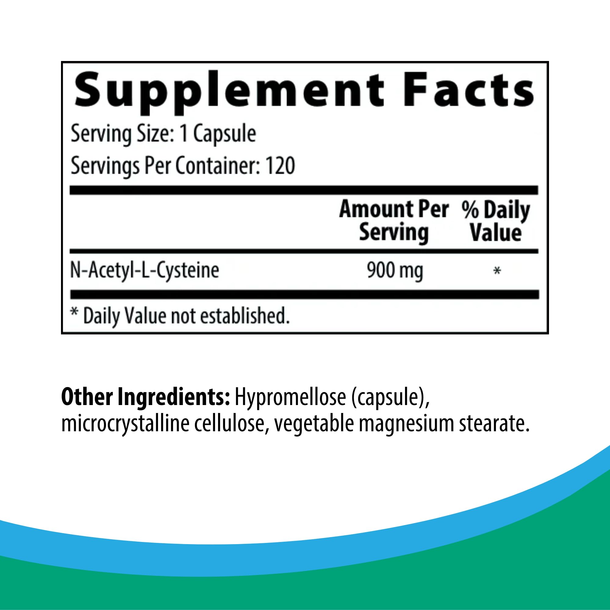 Rootcology NAC bottle pour showing easy-to-swallow capsules