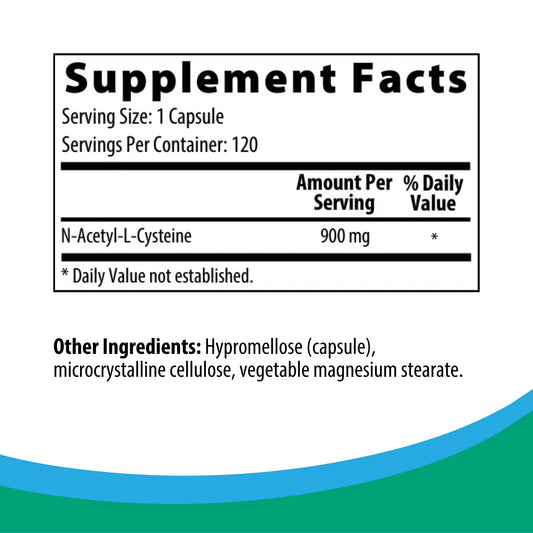 Rootcology NAC bottle pour showing easy-to-swallow capsules