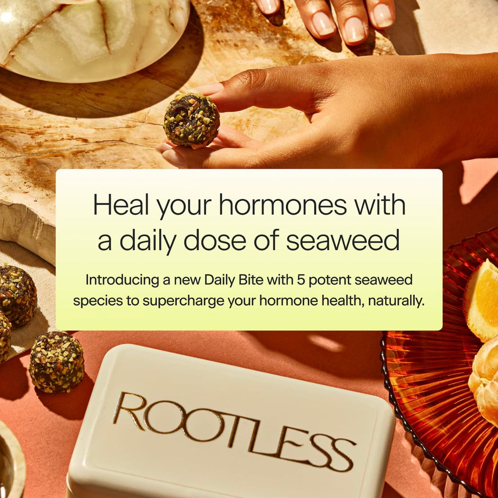 Rootless Seaweed Daily Bites five-x seaweed species blend supports balanced minerals