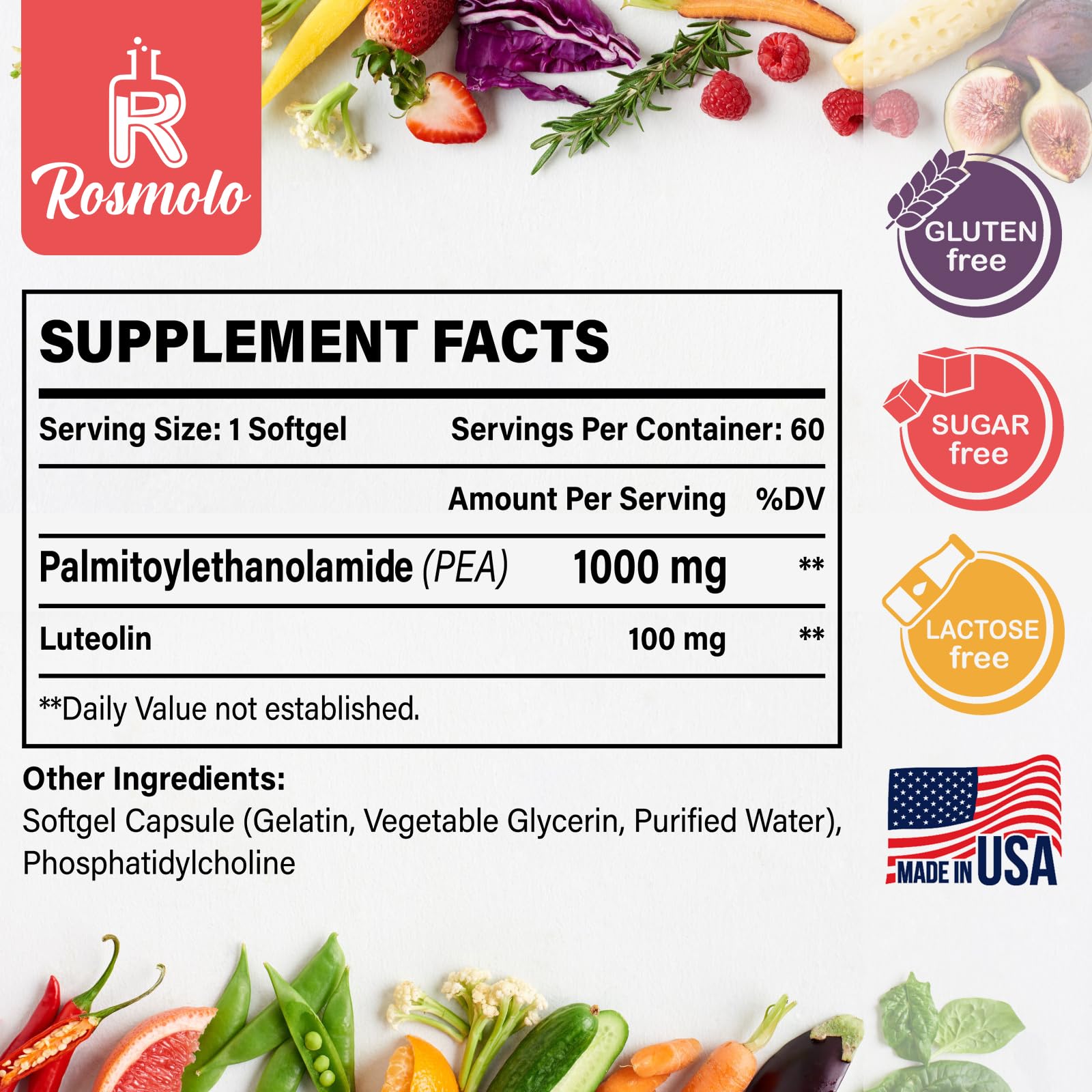 Rosmolo softgels pack for convenient daily wellness