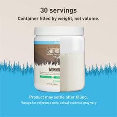 ROUNDHOUSE PROVISION Morning Kick box packaging hints at 30 servings and flavor