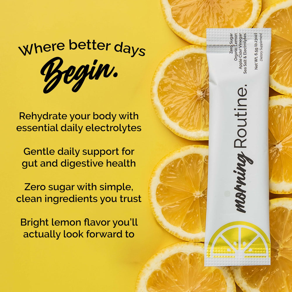 Routine Morning Hydration keto-friendly formula supports sugar-free morning routines