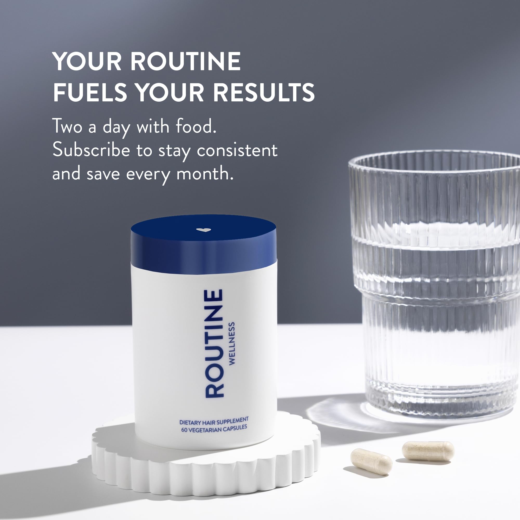 Routine Wellness 60-day supply label emphasizes long-term use