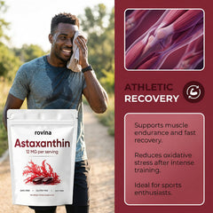 ROVINA Astaxanthin organic olive oil visual emphasizing enhanced absorption