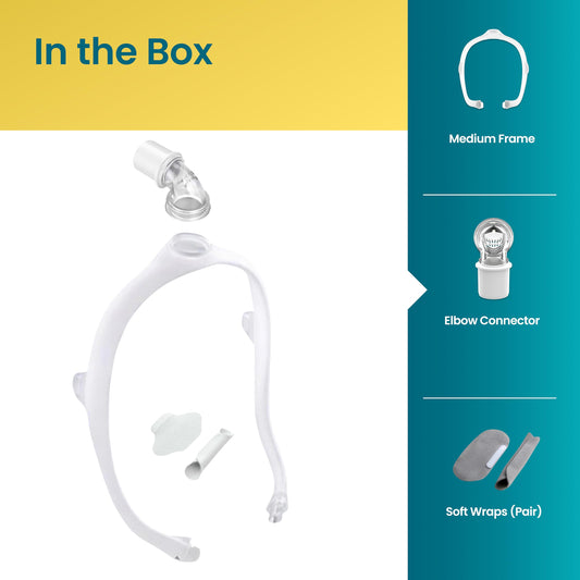Roya Medical DreamWear elbow component, designed for user-friendly assembly and secure connection.
