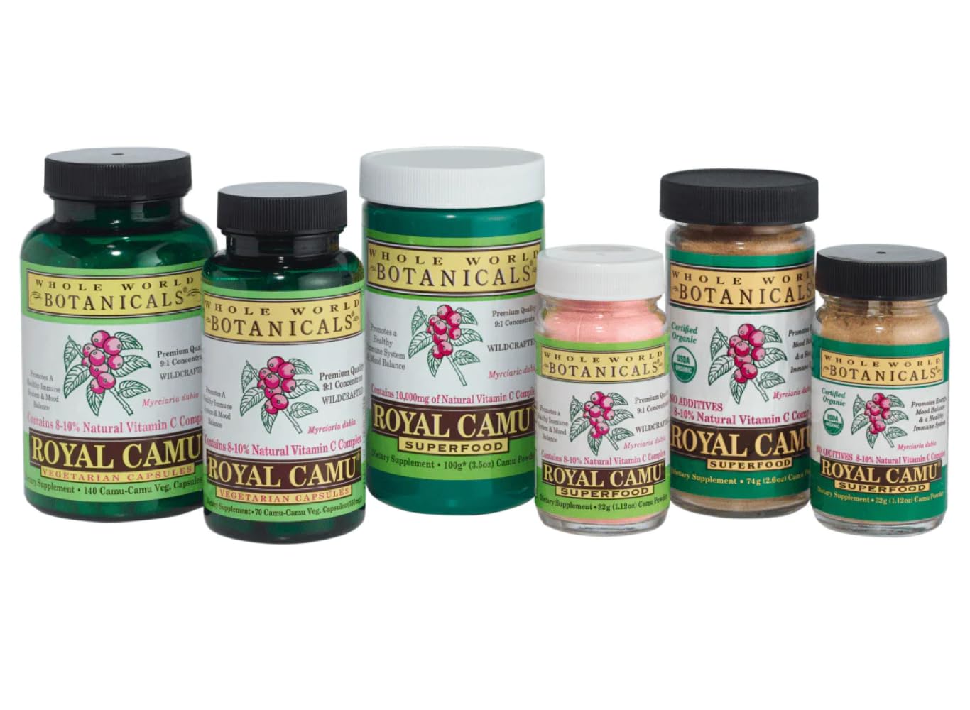 Whole World Botanicals Camu powder ready for smoothies and beverages