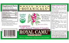 Royal Camu powder harvested and frozen to preserve vitamin C without additives