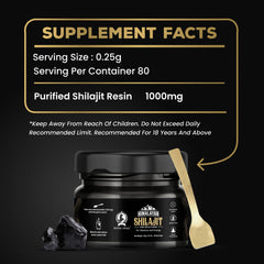 ROYAL SWAG Gluten-free Shilajit formula with no artificial colours.
