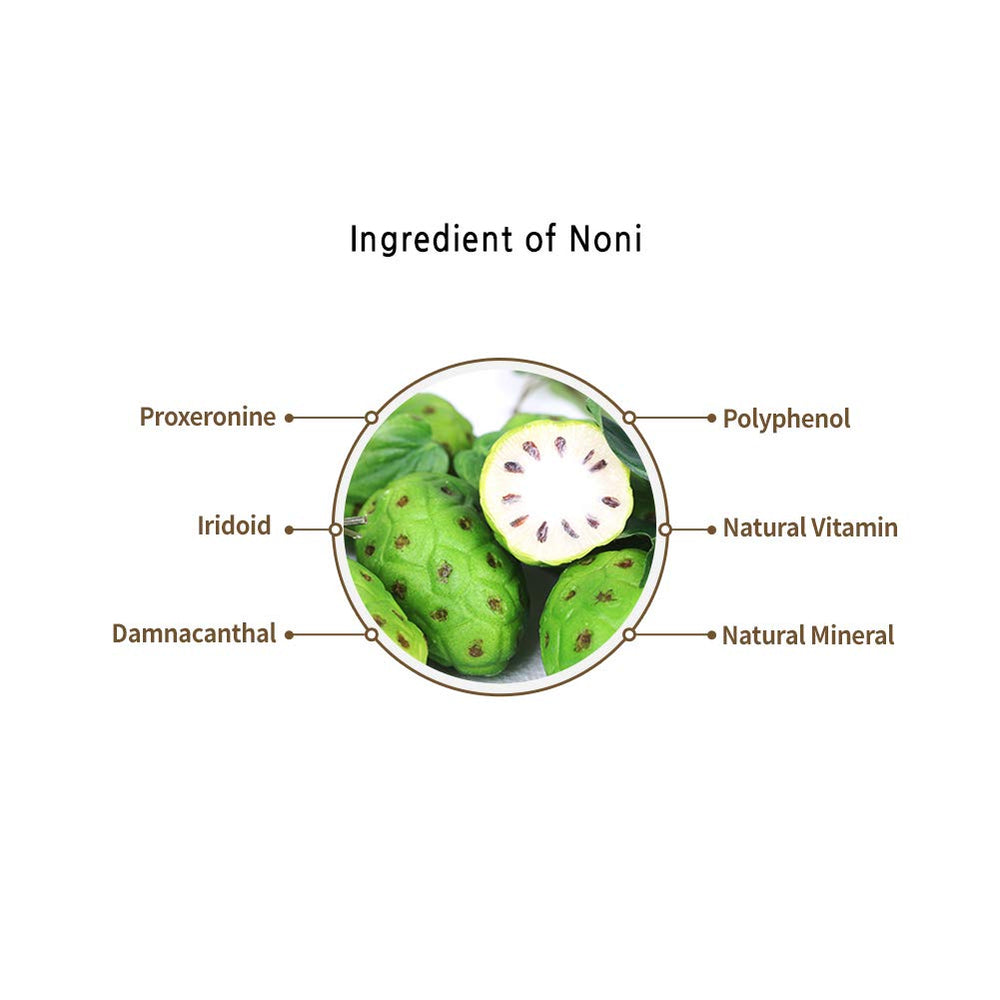 Royal Tonga Noni juice in glass ready for a refreshing sip.